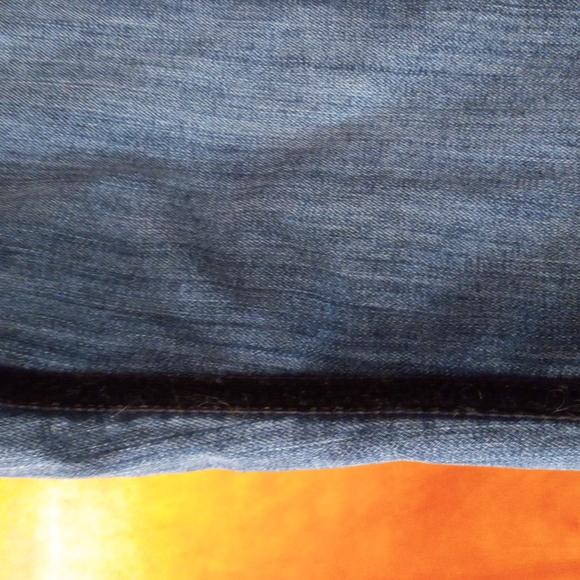 Gap Plus Dark Wash 'True Skinny' Jeans With Black Velvet Side Stripes *W18/L29"* - Picture 5 of 10